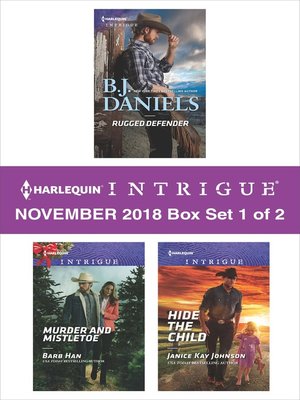 cover image of Harlequin Intrigue November 2018, Box Set 1 of 2